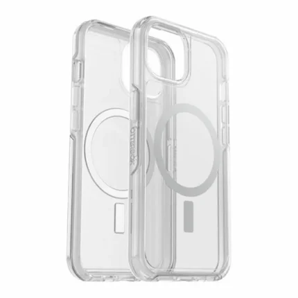 כיסוי לאייפון אוטרבוקס Symmetry שקוף תומך MagSafe