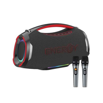 רמקול אלחוטי כולל 2 מיקרופונים ENERGY Echo K22 RGB BT