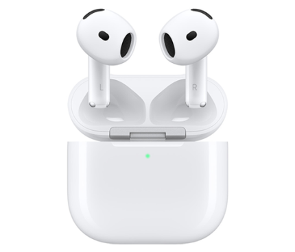 איירפודס Apple AirPods 4 ANC אוזניות אלחוטיות עם מסנן רעשים אקטיבי וכיסוי עם טעינה אלחוטית