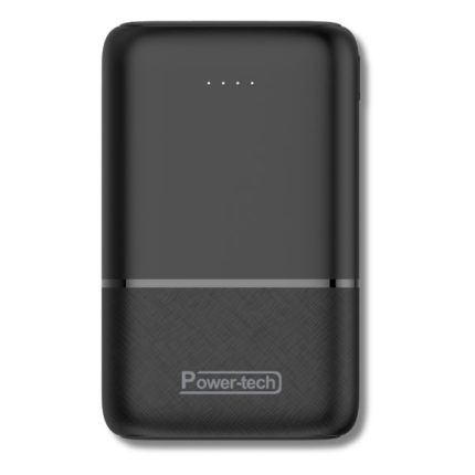 סוללת גיבוי Power-Tech PD-10 10000mAh 2xUSB-A+USB-C - צבע שחור